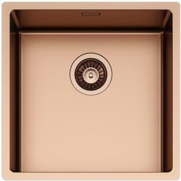 TASCA PVD enojno inox pomivalno korito CANOVA 40 COPPER