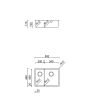 Doppelspülbecken aus edelstahl TASCA ICON 58 R